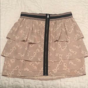 Beautiful blush ruffle skirt